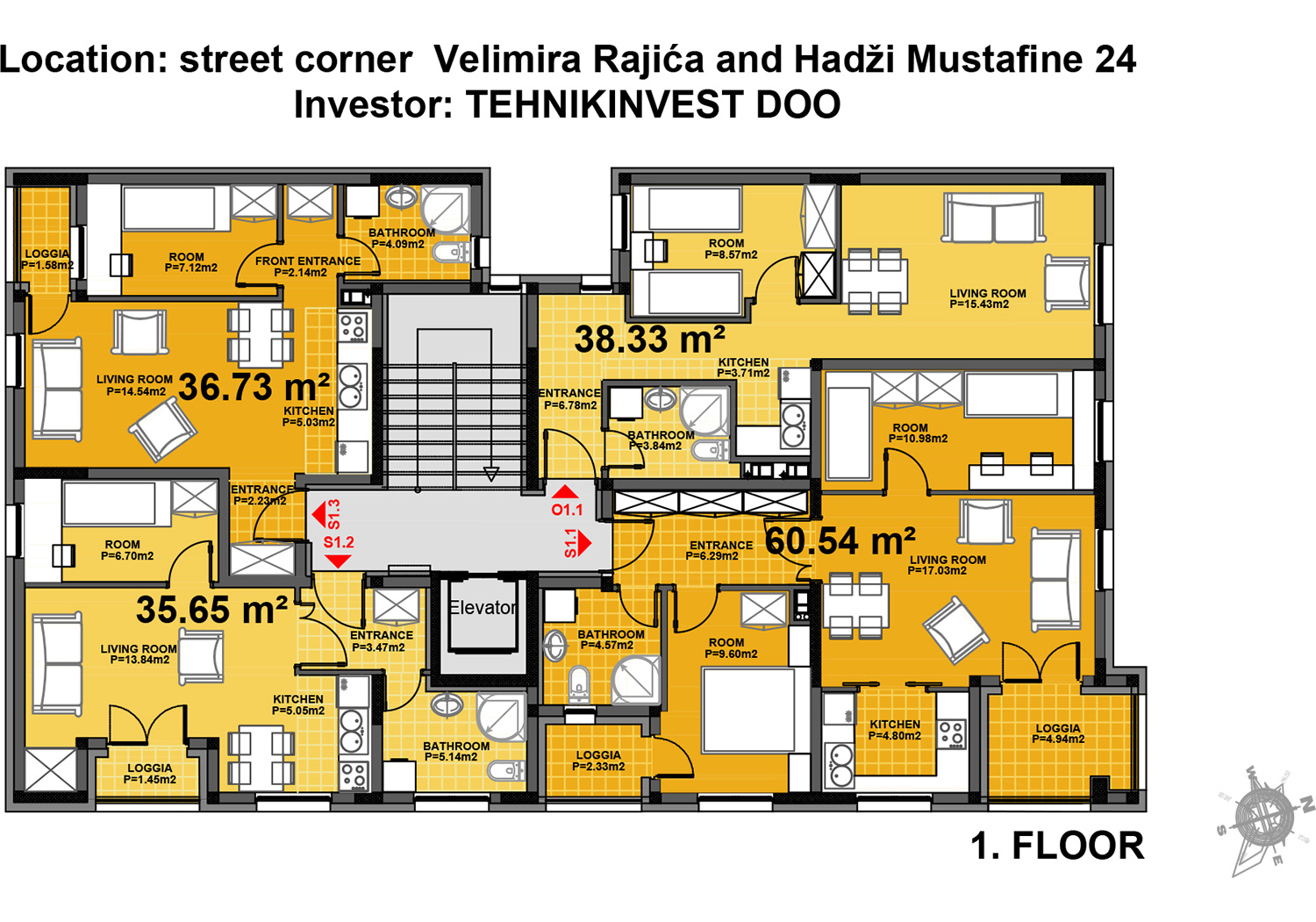 Belgrade - Hadži Mustafina 24, 1. floor