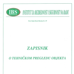 Zapisnik o tehničkom pregledu